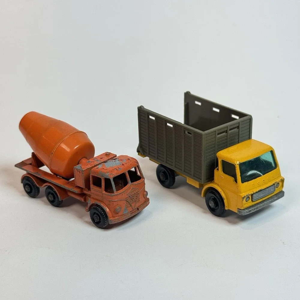 Vintage Matchbox Lesney 60's Utility Vehicles Lot of 8 Made In England - As Is